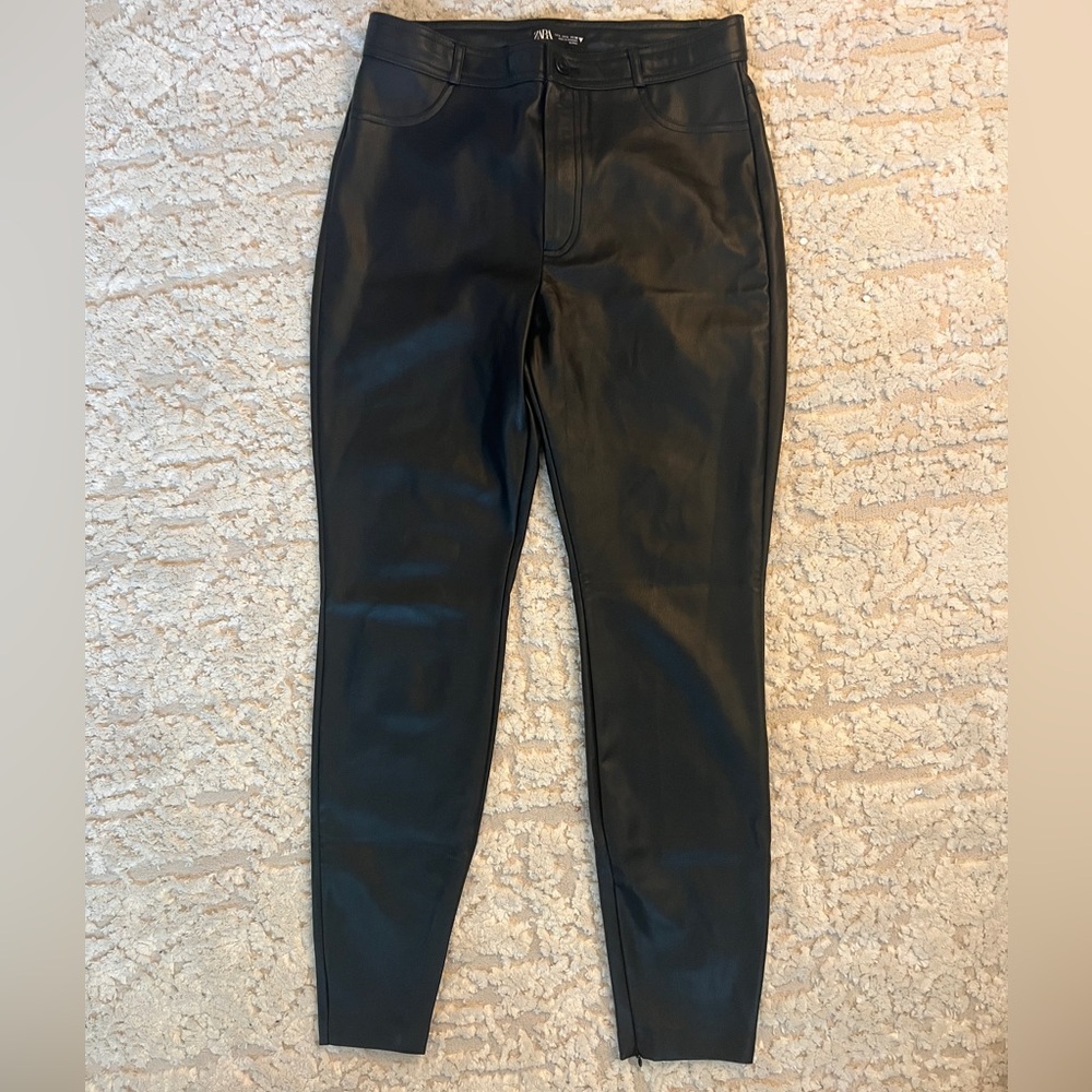 Zara Faux Leather Pants